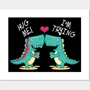 Dinosaurs Love Posters and Art